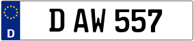 Truck License Plate